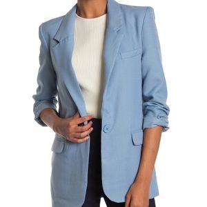 BB Dakota by Steve Madden She’s Professional Blazer in Sky Blue | Size XS